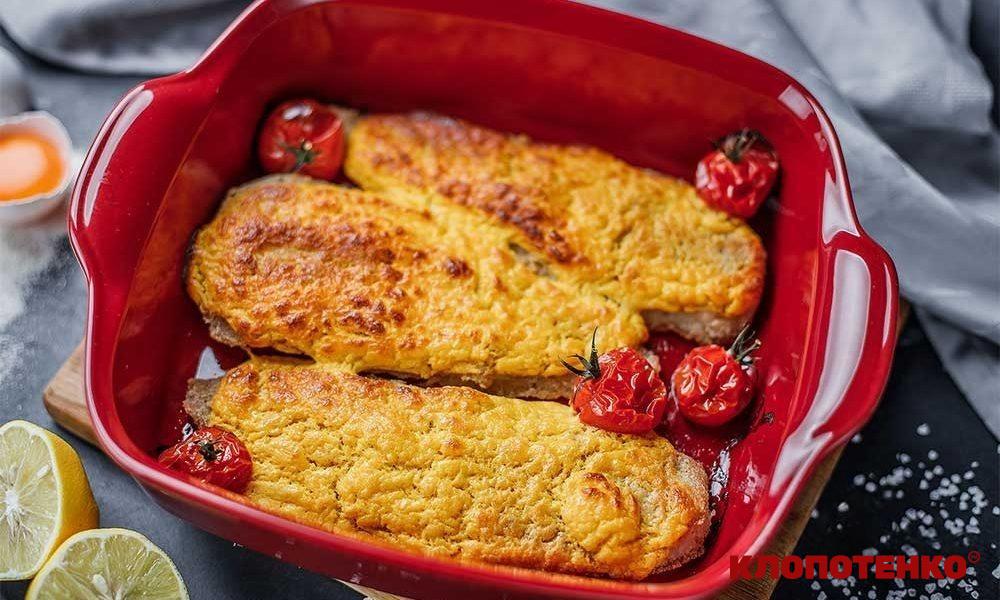 Філе хека з соусом Сабайон