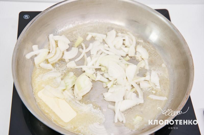 гречка с шампиньонами и миндалем