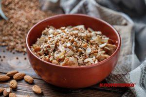 Гречка з печерицями