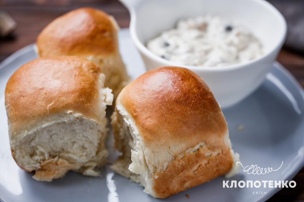 Рецепт пампушок із грибною мачанкою