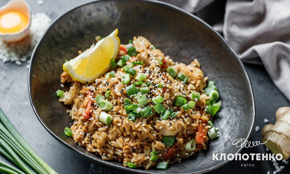 Thai-style Egg Fried Rice With Chicken