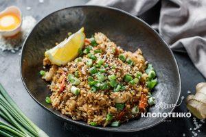 Thai-style Egg Fried Rice With Chicken