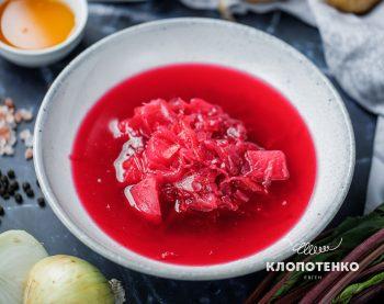 борщ із квашеною капустою