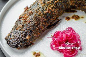 Herb-baked catfish