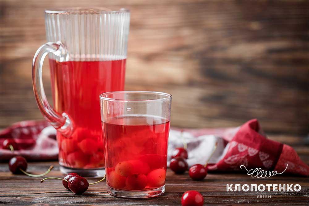 Компот из черешни
