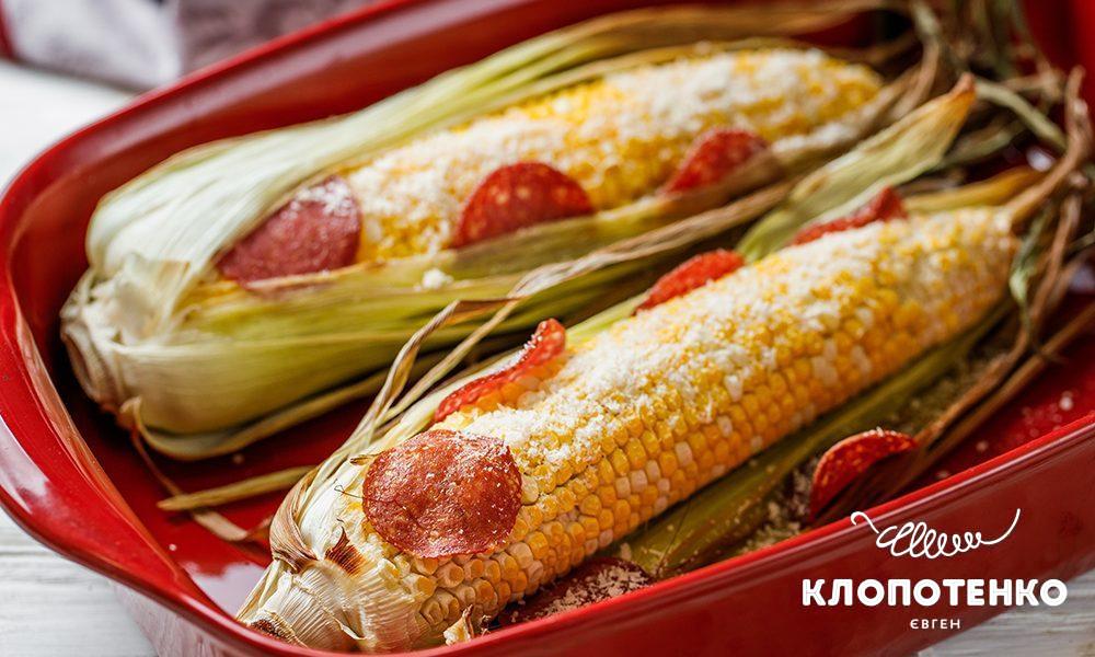 Corn with Salami
