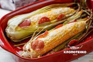 Corn with Salami