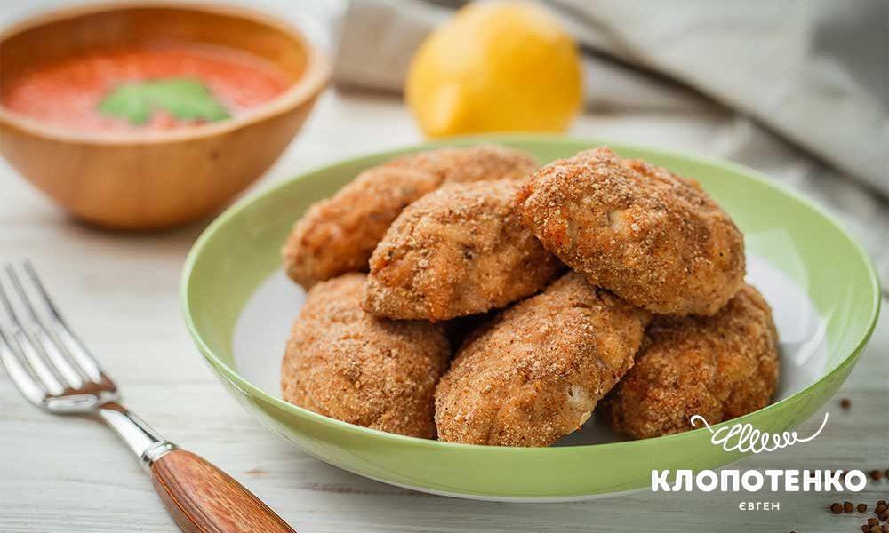 Chunky chicken patties