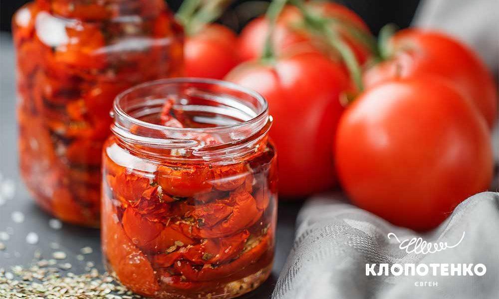 Oven-dried Italian-style tomatoes