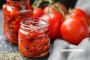Oven-dried Italian-style tomatoes
