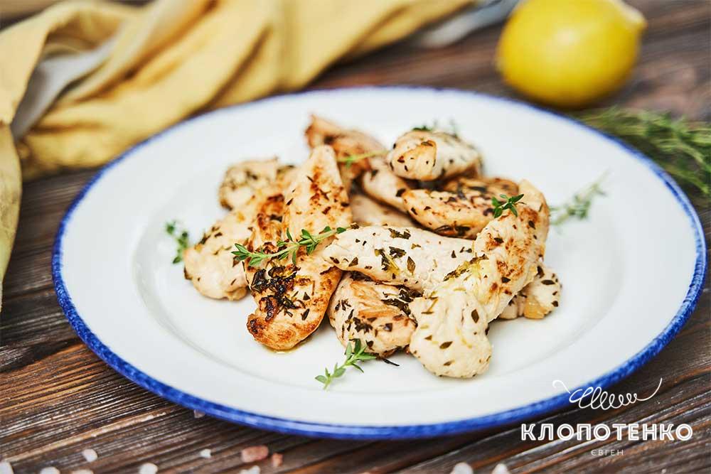Курка з чебрецем і лимоном