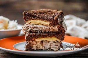 Classic Reuben sandwich