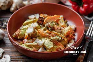 Baked turkey salad