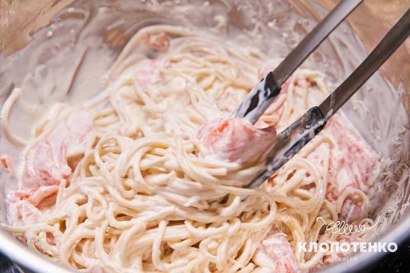 Готовьте пасту еще минуту