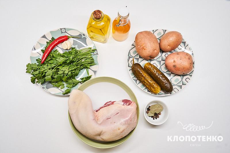 салат с языком