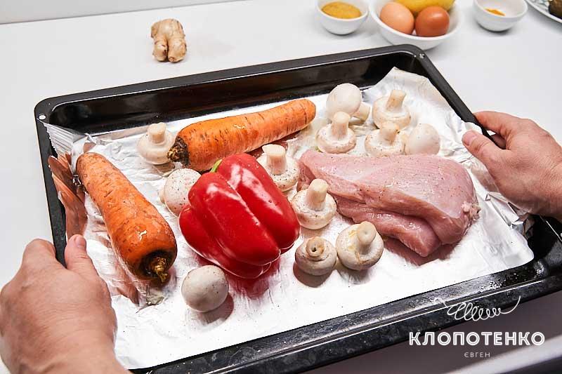 Запеките овощи