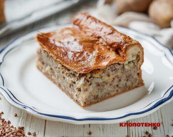 Яворівський пиріг з гречкою та картоплею