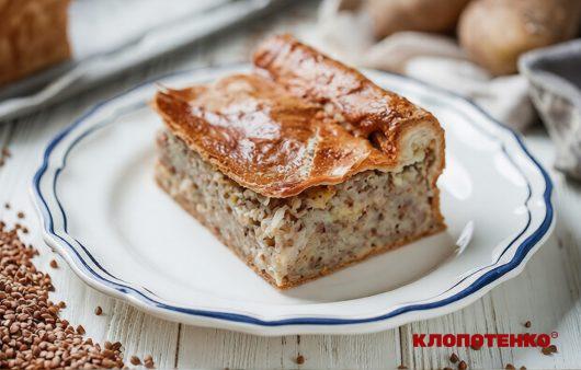 Яворівський пиріг з гречкою та картоплею