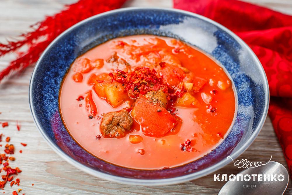 жаркое со свининой и салом