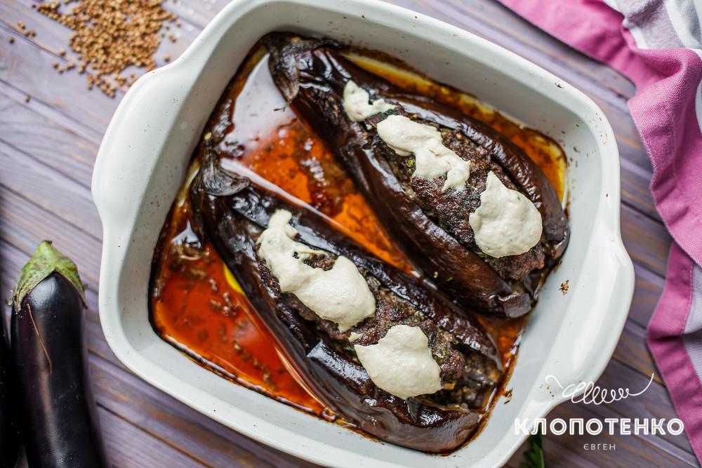 Баклажани з фаршем