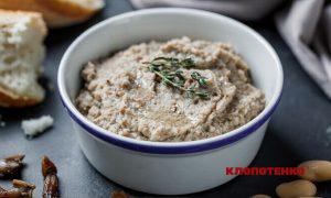 Паштет з грибів та квасолі