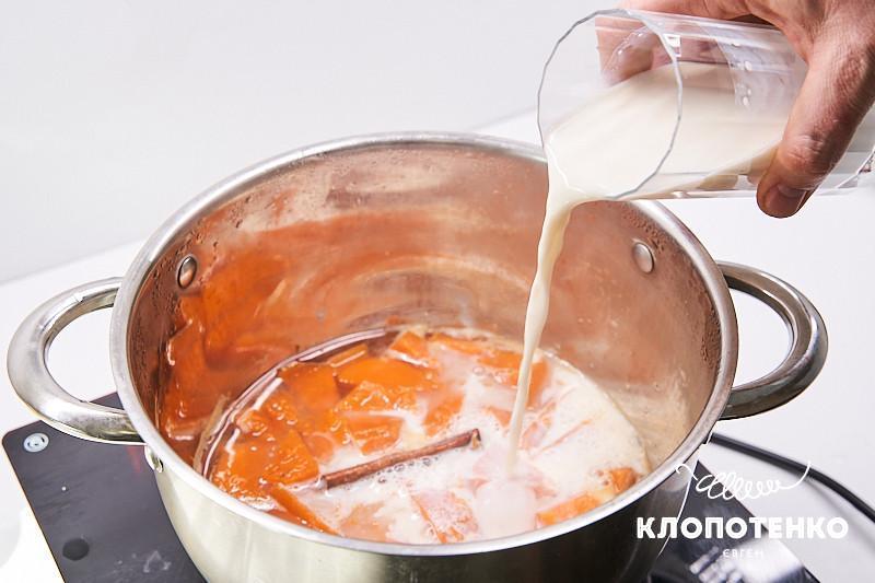 rice porridge with pumpkin