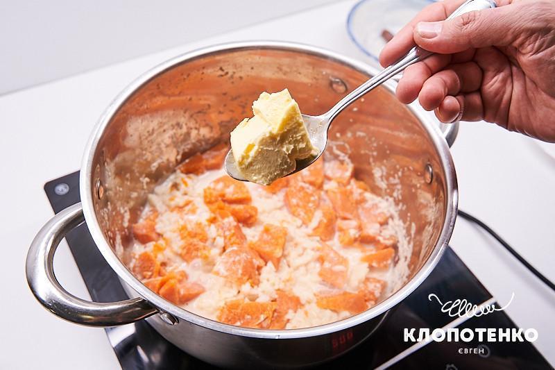 rice porridge with pumpkin