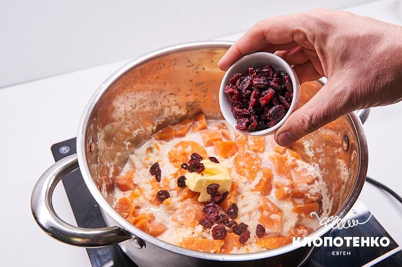 rice porridge with pumpkin