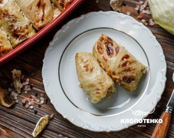 Голубці з грибами