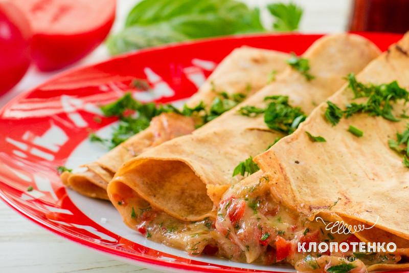 Лаваш, запеченный с сыром