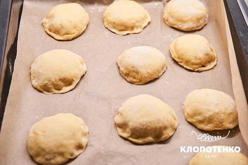 пампухи с розовым вареньем