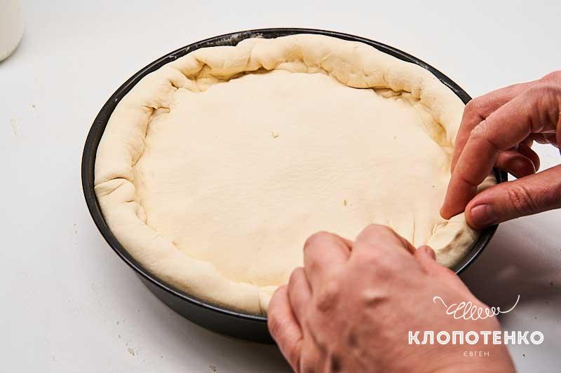 Защипните края пирога