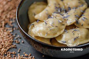 Kefir dumplings with honey and cottage cheese