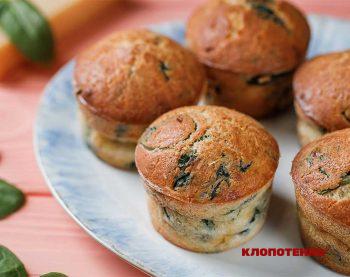 Мафіни зі шпинатом і сиром