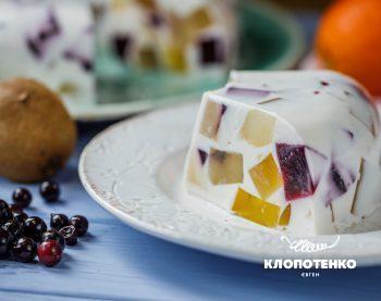 торт-желе битое стекло