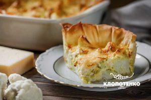 Пирог с цветной капустой