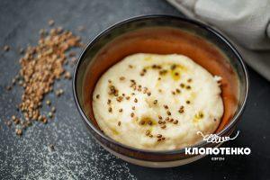 Semolina with hemp oil