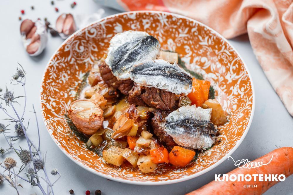 печеня з сардинами