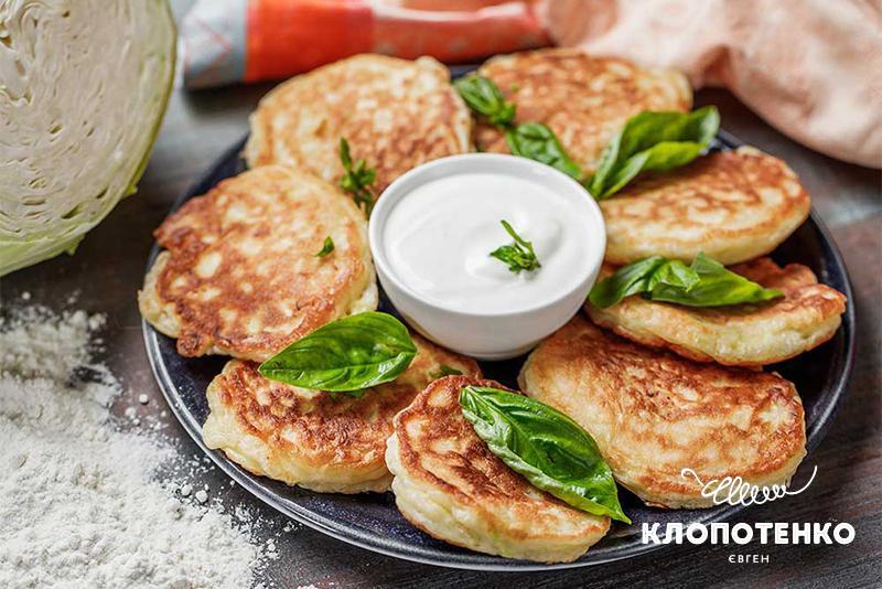 Оладьи с капустой
