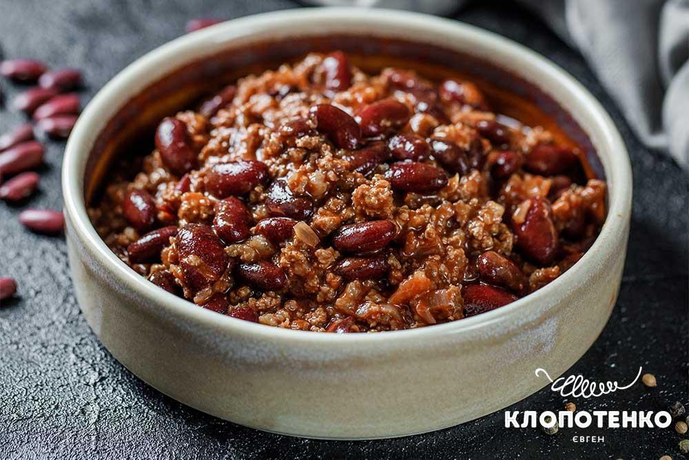 Гороховый суп с красной фасолью