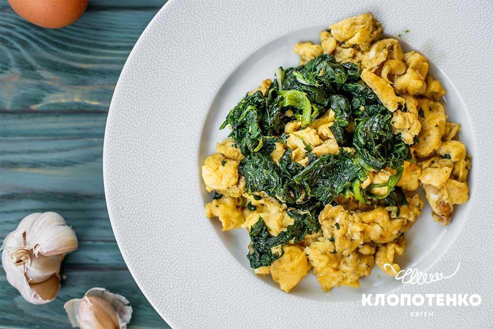 Добірка страв зі шпинатом