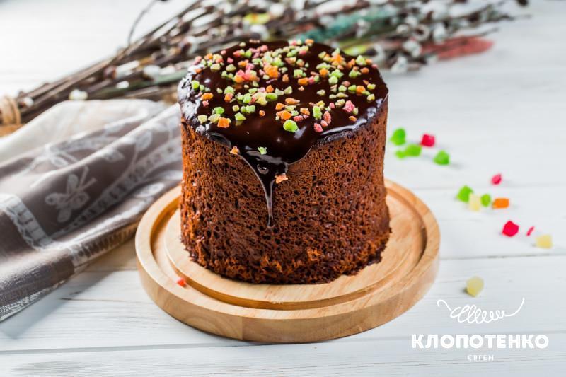Шоколадная пасха с цукатами