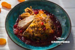 Turkey with dried fruit