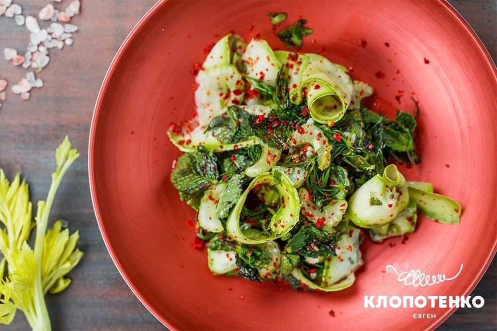 Салати зі свіжих овочів