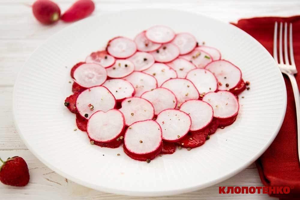 Карпаччо з полуниці