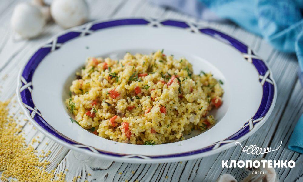 кулиш с грибами