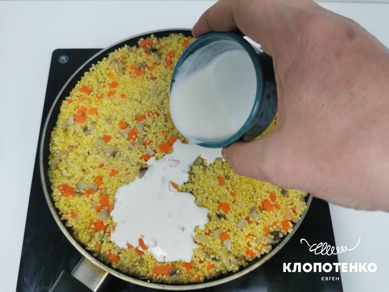 куліш з грибами