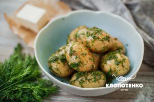 картопля з кропом