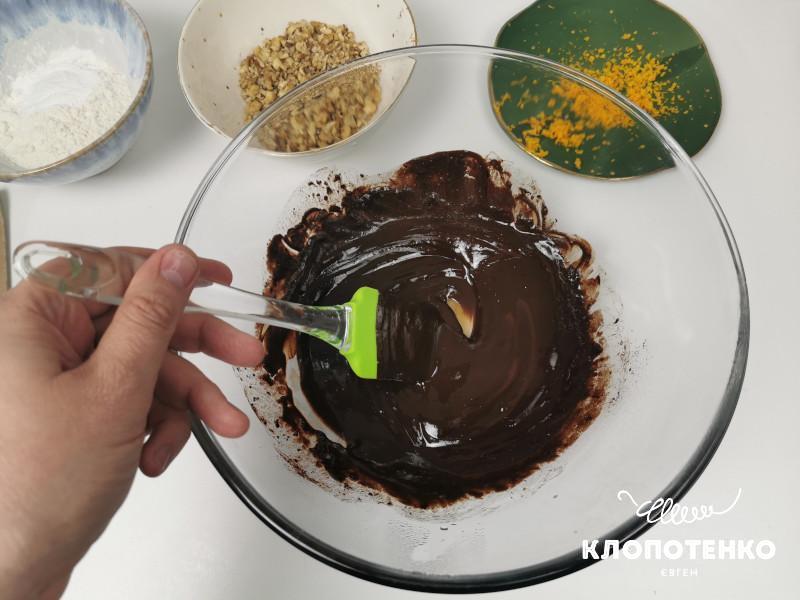 шоколадный брауни с орехами