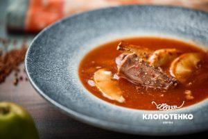 Duck neck soup